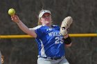 Softball vs Babson  Wheaton College Softball vs Babson College. - Photo by Keith Nordstrom : Wheaton, Softball, Babson, NEWMAC